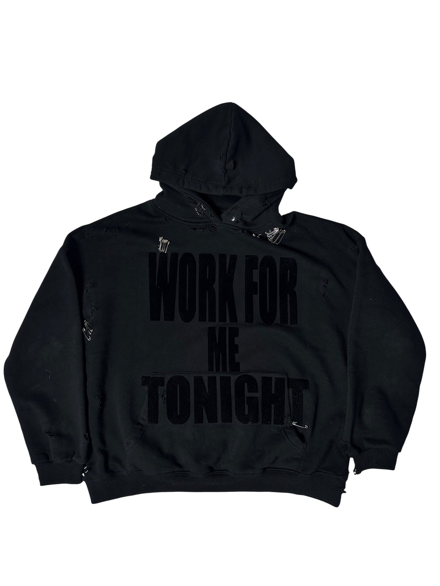 Work4Me Distressed Hoodie
