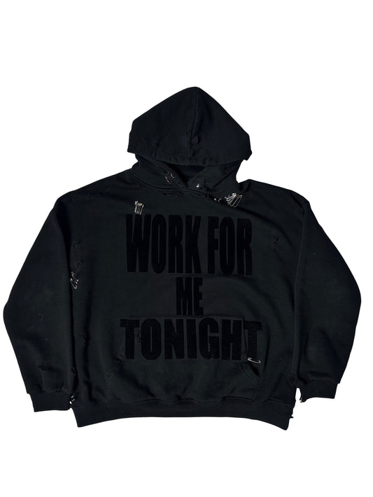 Work4Me Distressed Hoodie